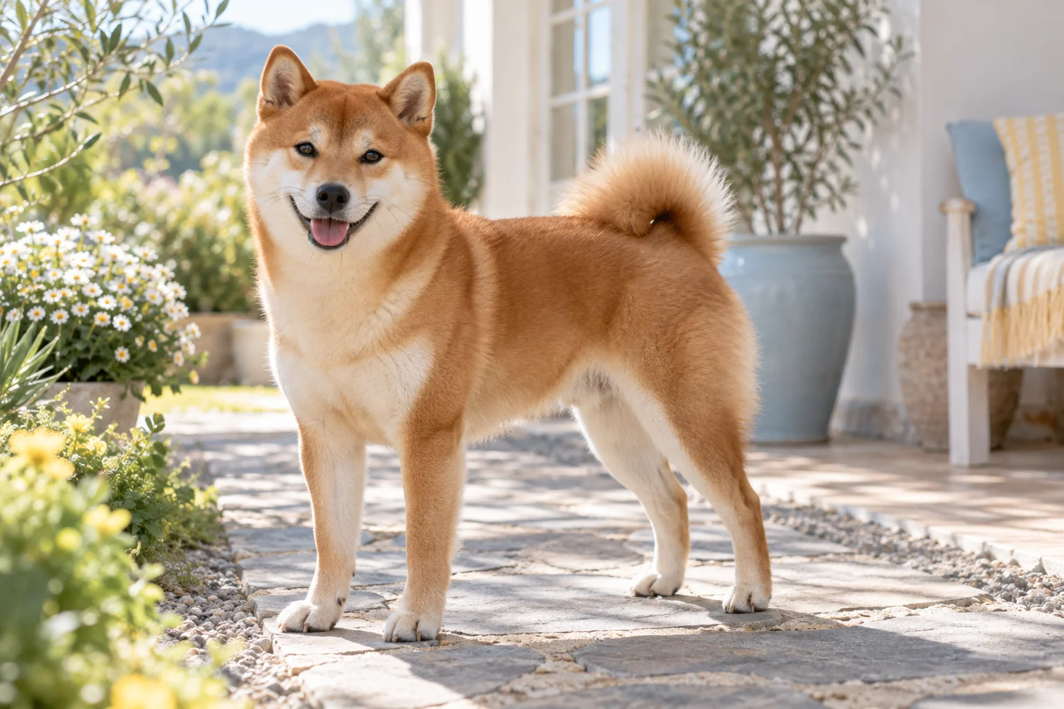 柴犬外型，AI生成示意