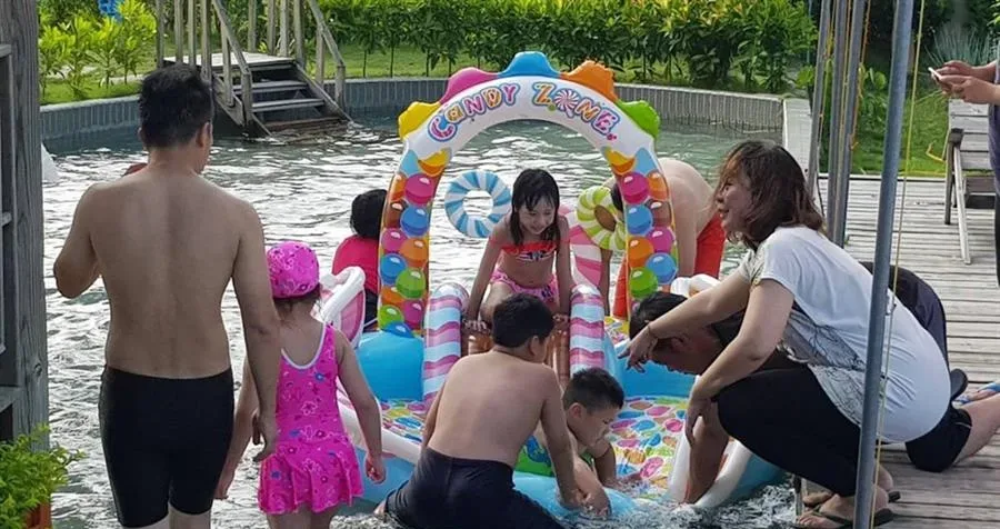 宜蘭民宿 記憶城堡-充氣戲水池