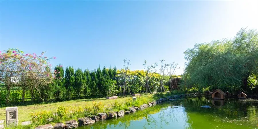 宜蘭民宿 蘭陽花鳥園-庭院草地與植栽