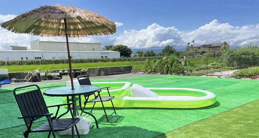 宜蘭民宿空島5館萬國-充氣戲水池