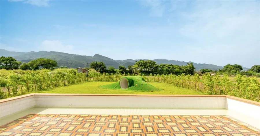 宜蘭民宿 班比庄民宿-山景與田野景觀