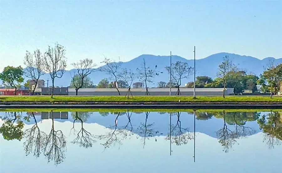 宜蘭民宿雅比斯旭山館－山景與田野景觀